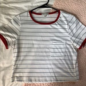 Charlotte Russe crop tee